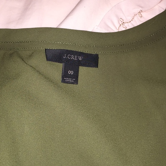 J. Crew olive cap sleeve tee - Picture 4 of 5